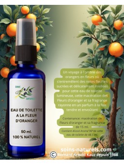 Eau de toilette à l'oranger