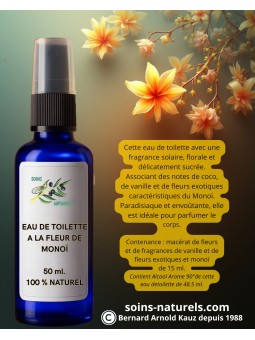 Eau de toilette au Monoï