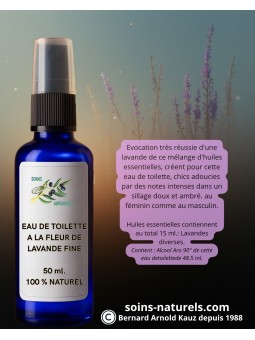 Eau de toilette de lavande...
