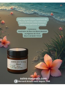Crème pour le corps au Monoï
